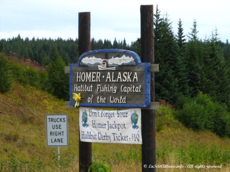 Bienvenue a Homer, la capitale de la peche au fletan