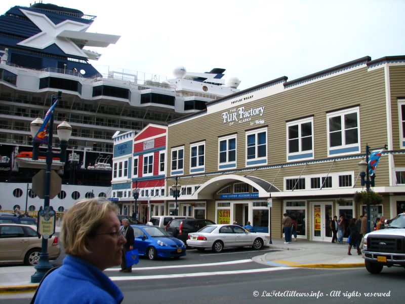 A Juneau, les plus hauts immeubles sont les paquebots !