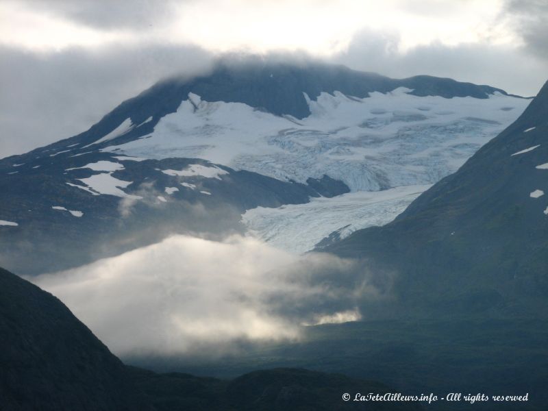 Les glaciers sont vraiment omnipresents ici