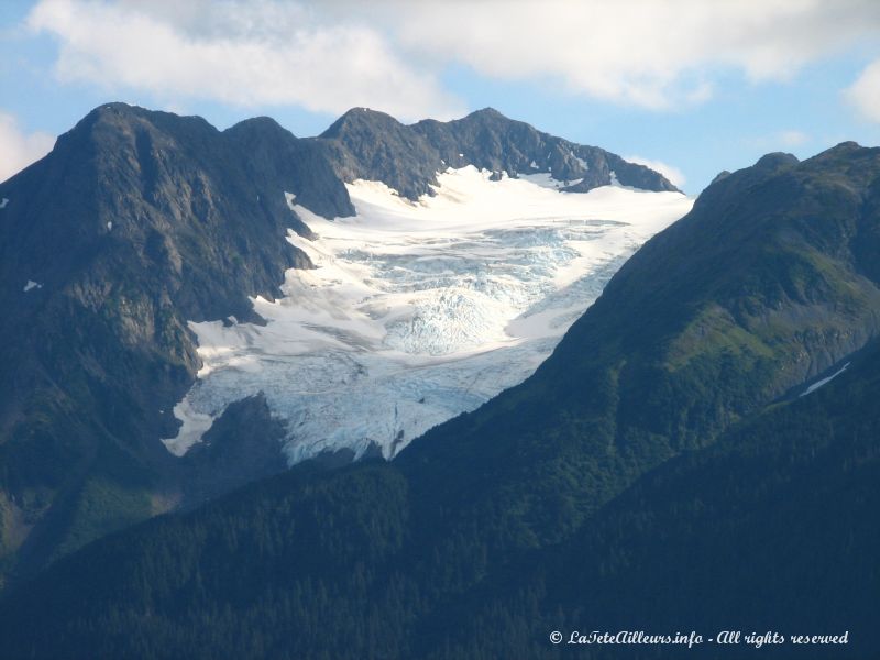 Zoom sur le glacier