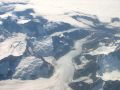 La Baie des Glaciers vue du ciel