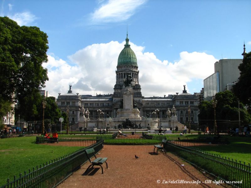 Le Congreso National, siège du Sénat et du Parlement