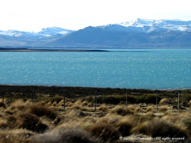 La couleur du lac Argentino laisse rêveur...