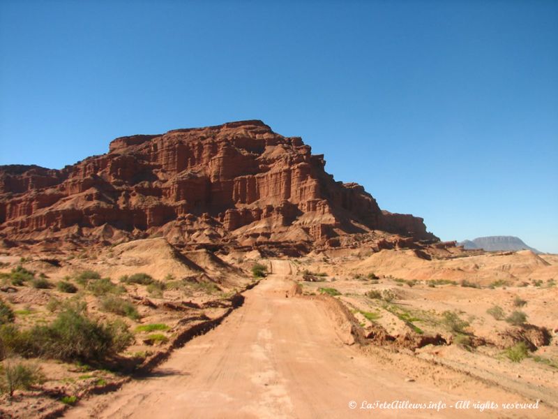 Fin des 40 km de piste parmi ces paysages superbes