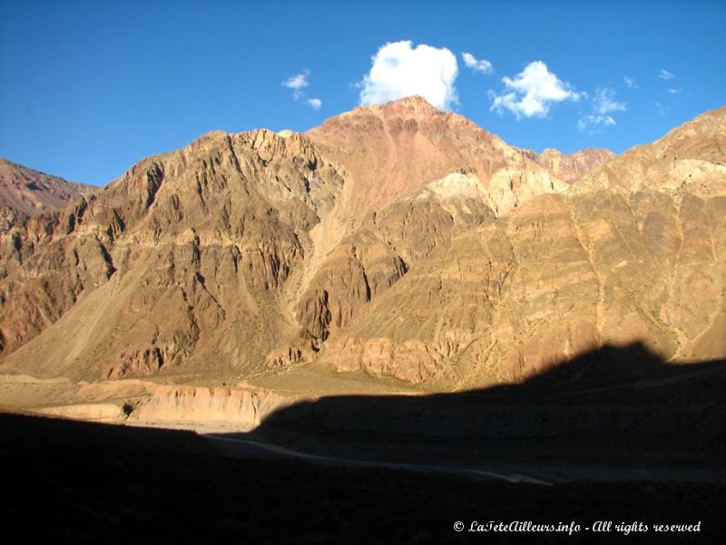 Les Andes nous accompagnent toute la journée