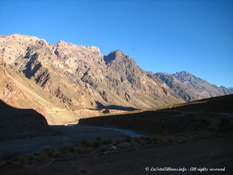 160 km séparent Mendoza du pont des Incas