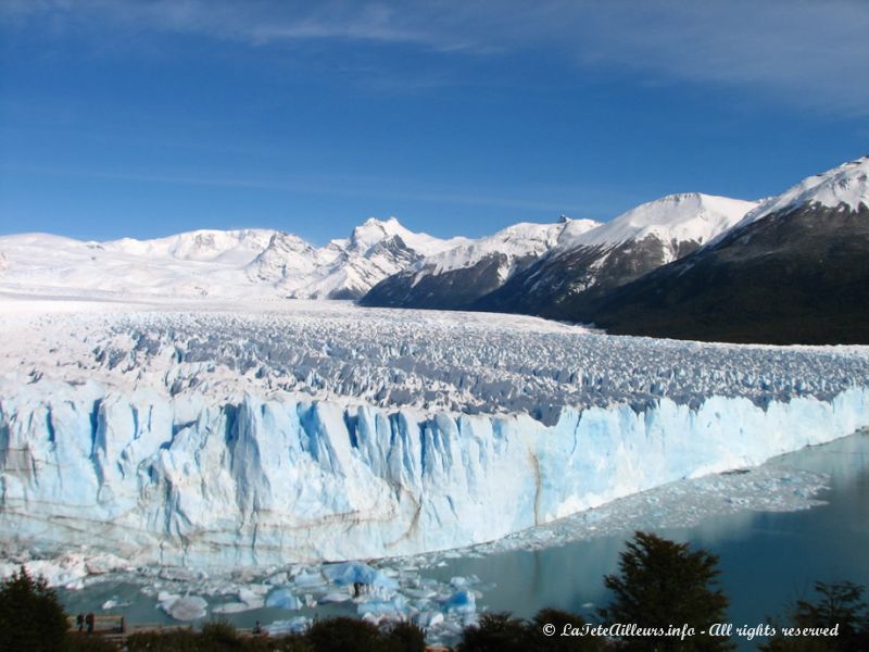 Vue de la face nord du Perito Moreno