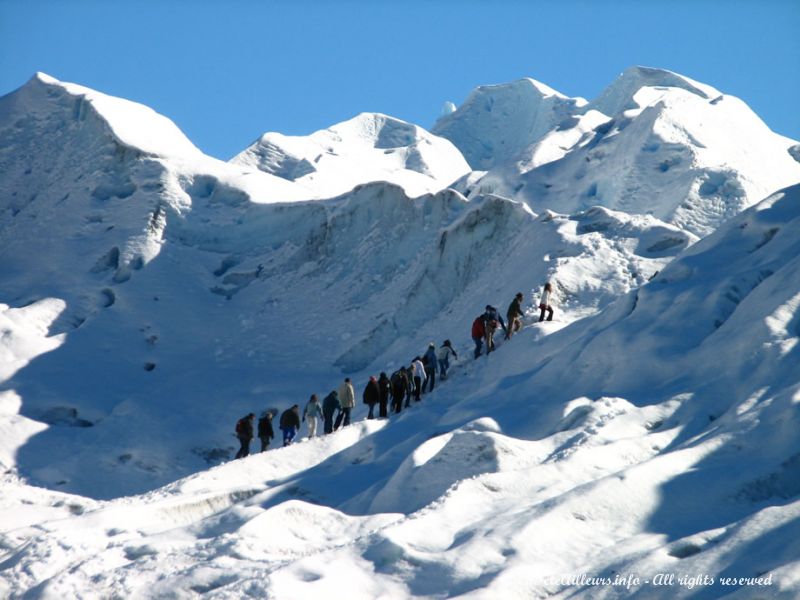 A cette époque nous ne marchons pas sur la glace mais dans la neige !