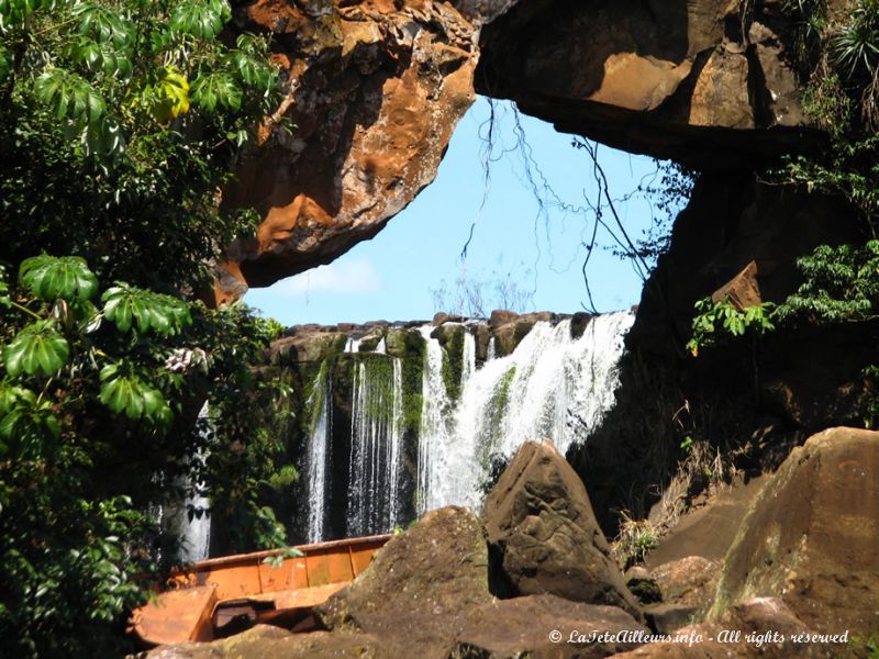 La Ventana, cette fenêtre naturelle, offre le seul point de vue argentin sur les chutes Rivadavia