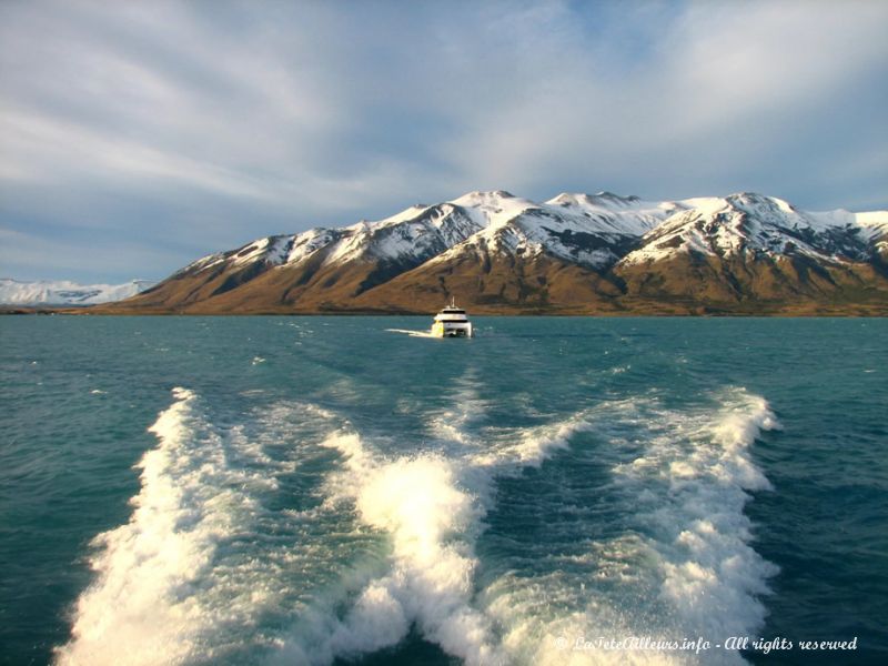 En route pour une croisière d'une journée sur le lago Argentino