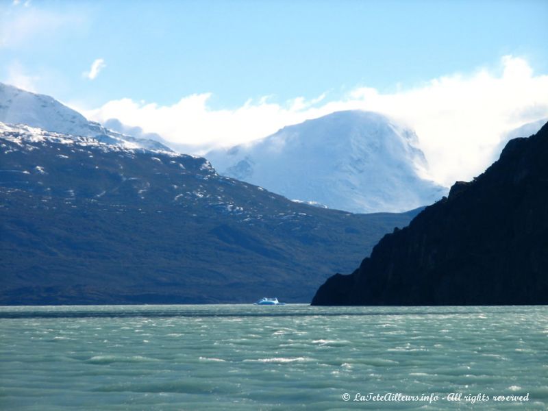 Les eaux laiteuses du Lago Argentino