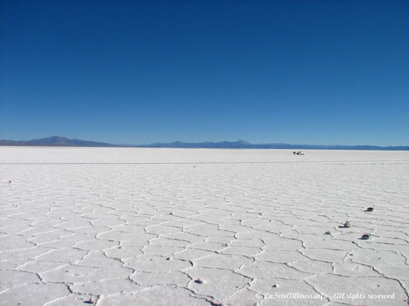 Les Salinas Grandes s'étendent sur plus de 80 km 