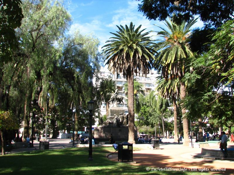 Le centre de Salta, grande ville du nord-ouest argentin