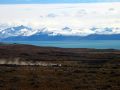 Première vue sur le lago Argentino 