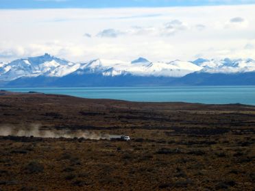 Premi&egrave;re vue sur le lago Argentino 