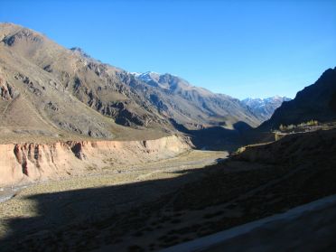 Direction Mendoza sur cette route peu emprunt&eacute;e !