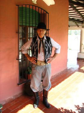 La tenue traditionnelle des gauchos