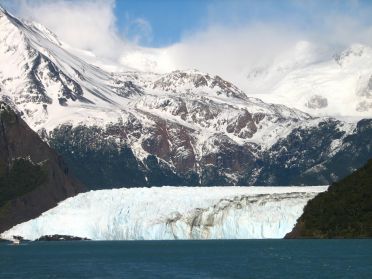 Premi&egrave;re vue sur le glacier Spegazzini