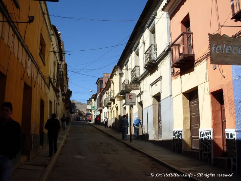 Le charme des rues de Potosi, ce sont les couleurs !