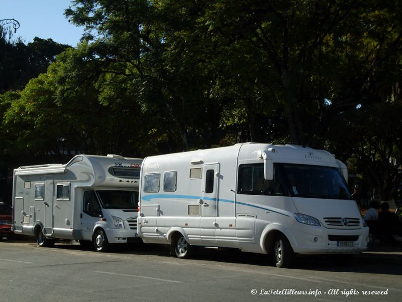 Quelques compatriotes en camping-car 