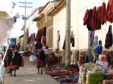 Le march&eacute; de Tarabuco n'a lieu que le dimanche