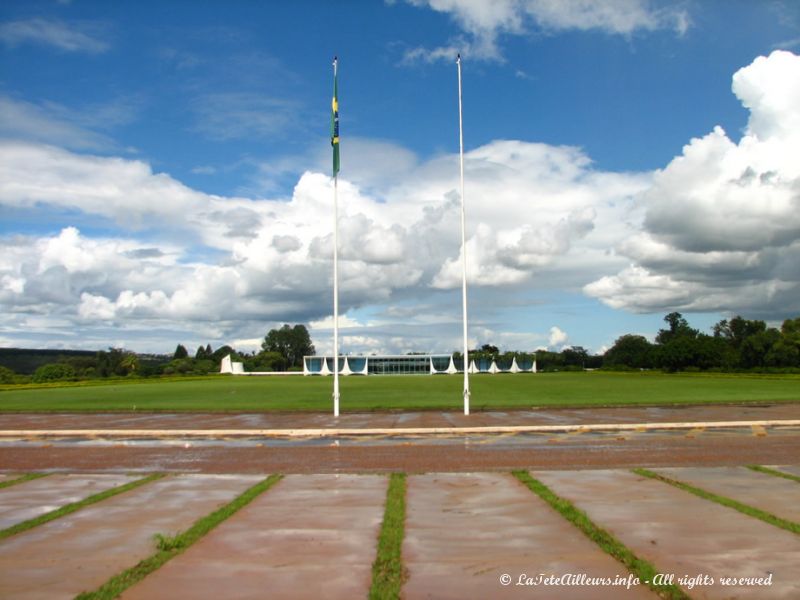 Le palacio da Alvorada, où réside le président