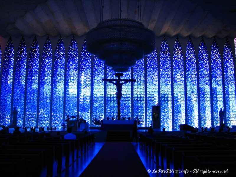 L'intérieur de l'église est superbe !