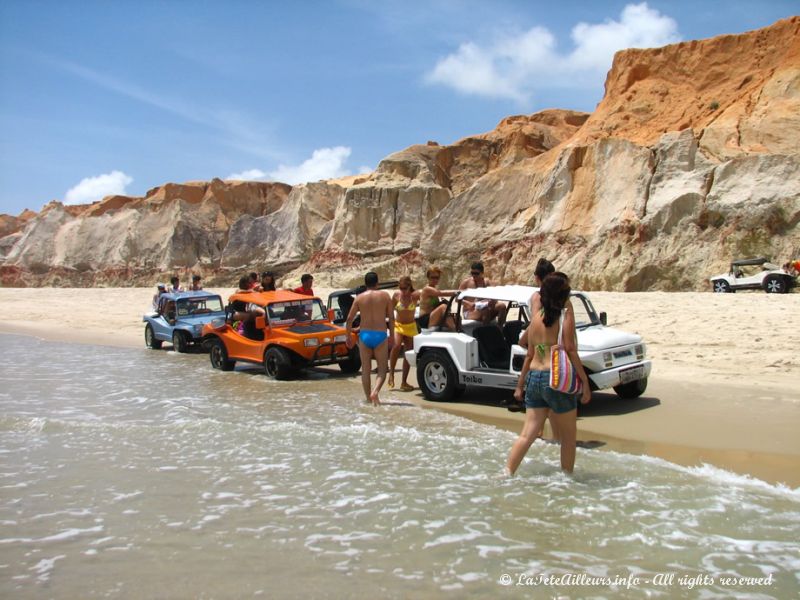 Pourtant pas fanas des buggys, ils sont vraiment nécessaires ici pour parcourir les immenses plages