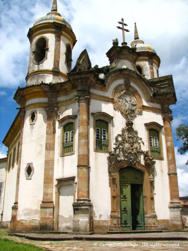 L'église Saint François d'Assise est l'oeuvre entière de l'Aleijadinho