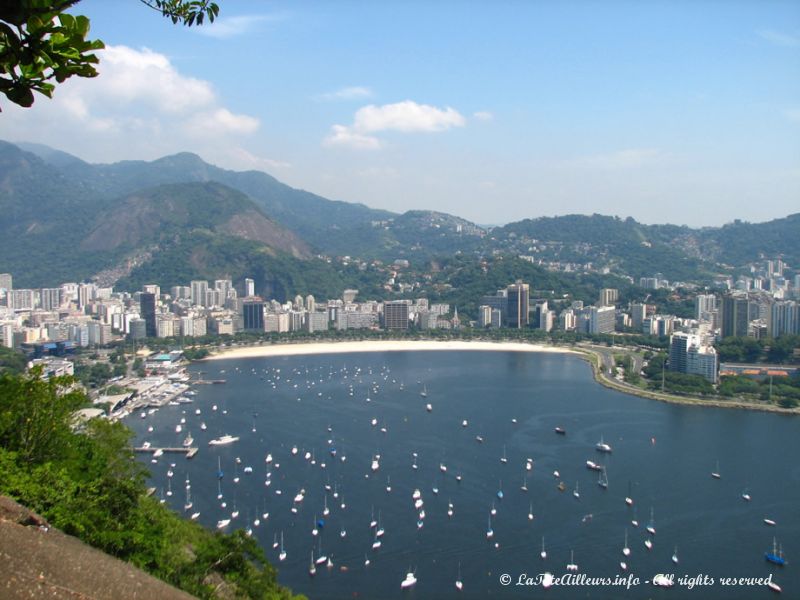 Vue sur la plage de Botafogo