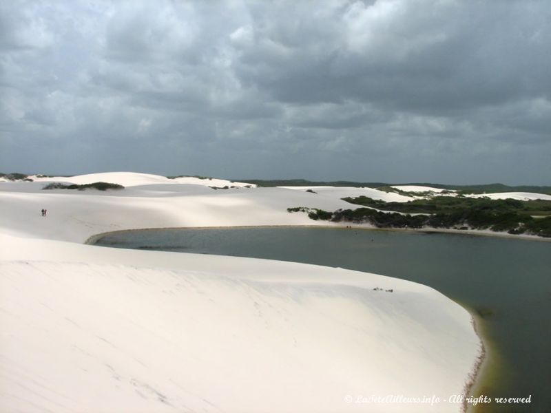 Malgré les nuages, l'environnement est superbe !