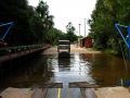 Notre camion 4x4 s'apprêtant à monter sur le bac