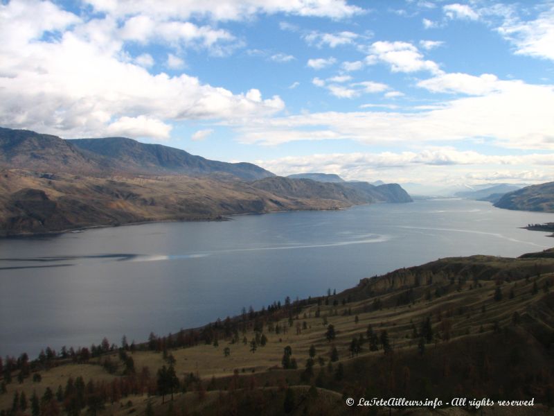 Le lac de Kamloops