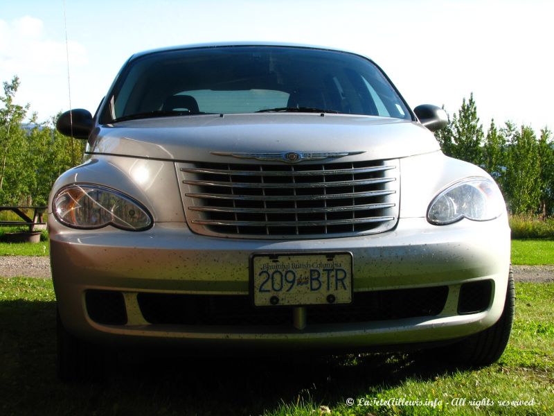 Malgre sa belle ligne, on regrette quand meme notre Ford Taurus laissee en Alaska !