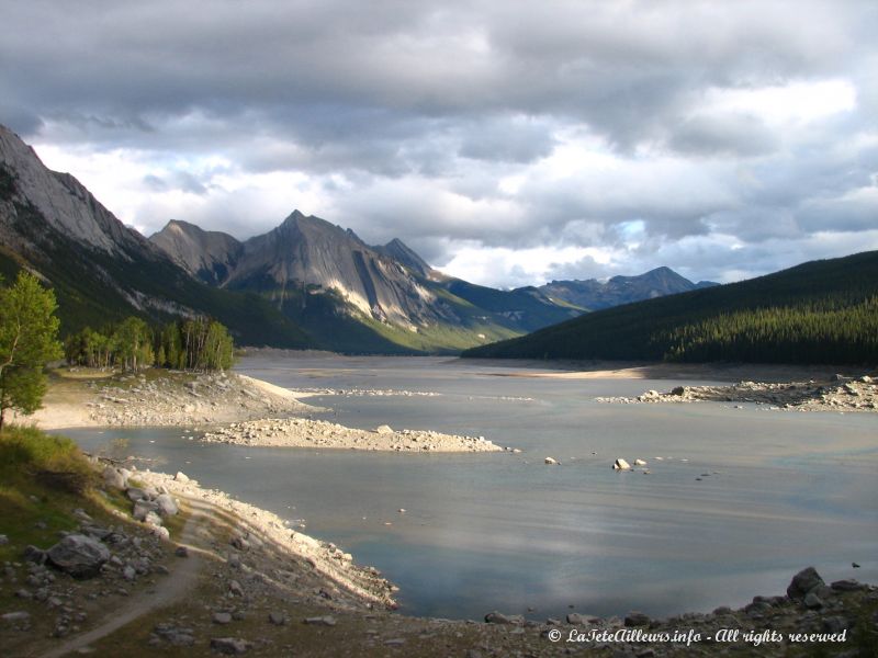 Le lac Medicine, sous une autre lumiere