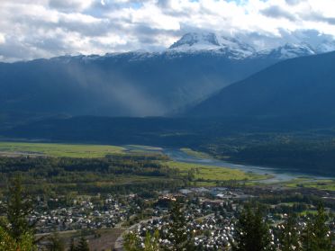 Revelstoke vue d'en haut