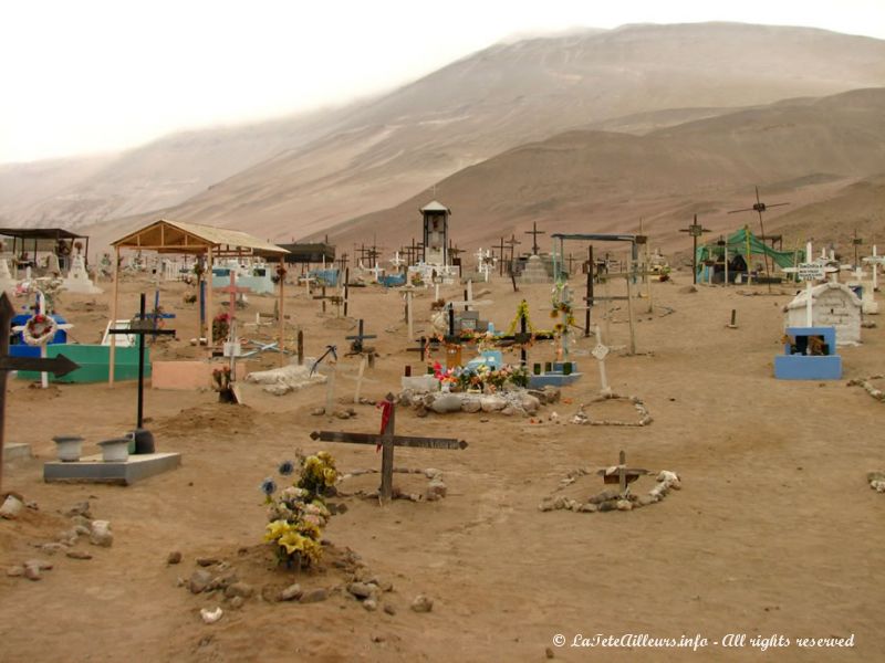 Le cimetière de Poconchile, village pré-inca