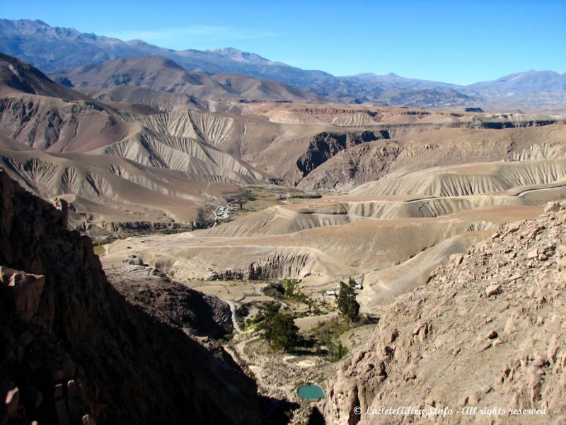 Paysages sur la route du Parc National Lauca