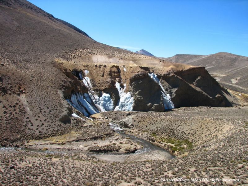 Restes d'un glacier à plus de 4000m d'altitude