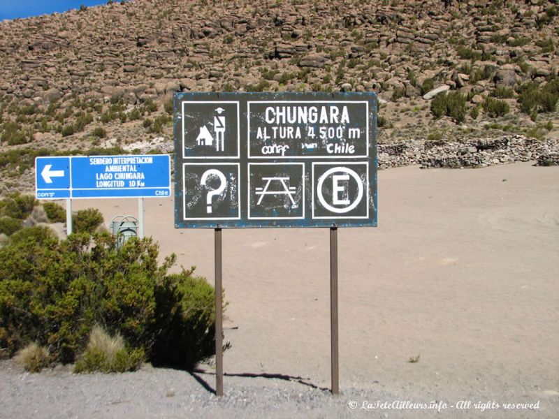 Le lac de Chungara, l'un des plus hauts du monde !