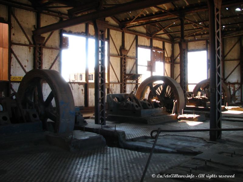 L'intérieur de l'usine Santa Laura