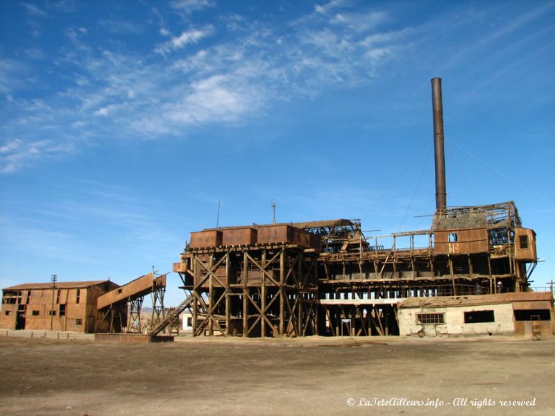 Les vestiges de l'usine Santa Laura