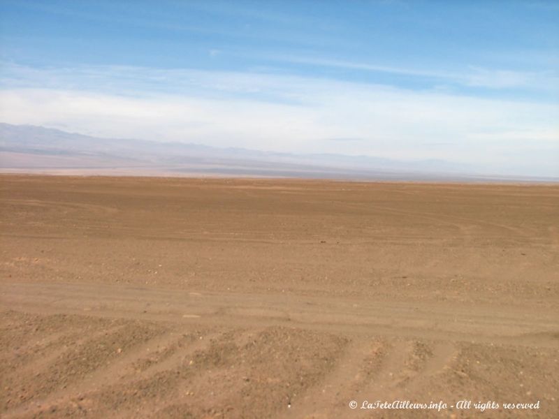 Environs d'Iquique, le désert...