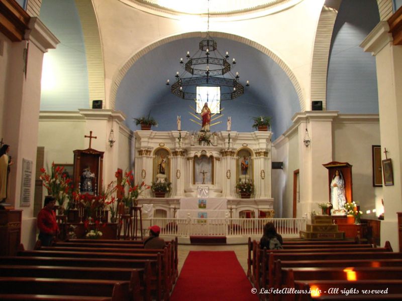 L'intérieur de l'église de Matilla