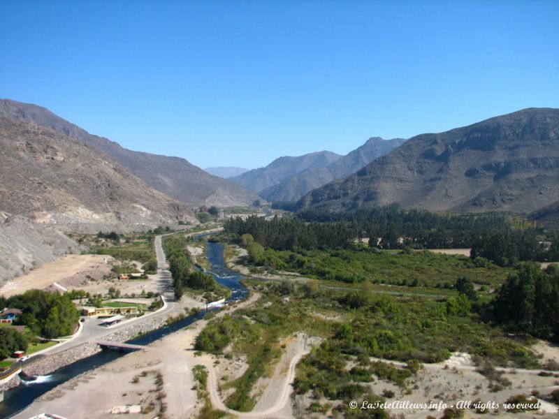 Première vue sur la vallée del Elqui