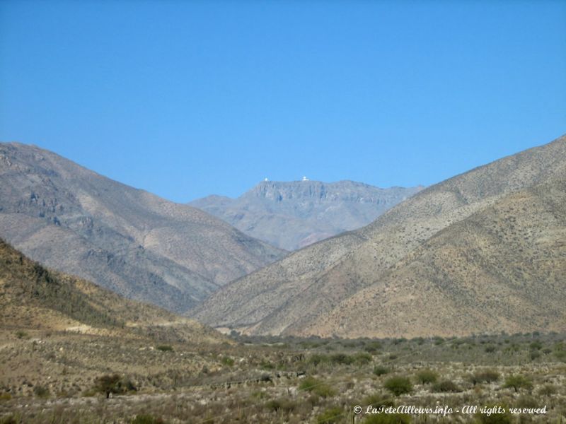 Plusieurs observatoires astronomiques sont perchés à plus de 2500m d'altitude