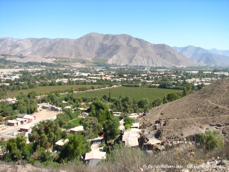 Vue sur Vicuña