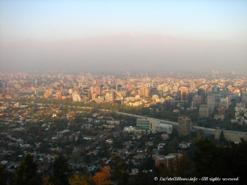 Santiago sous un nuage de pollution