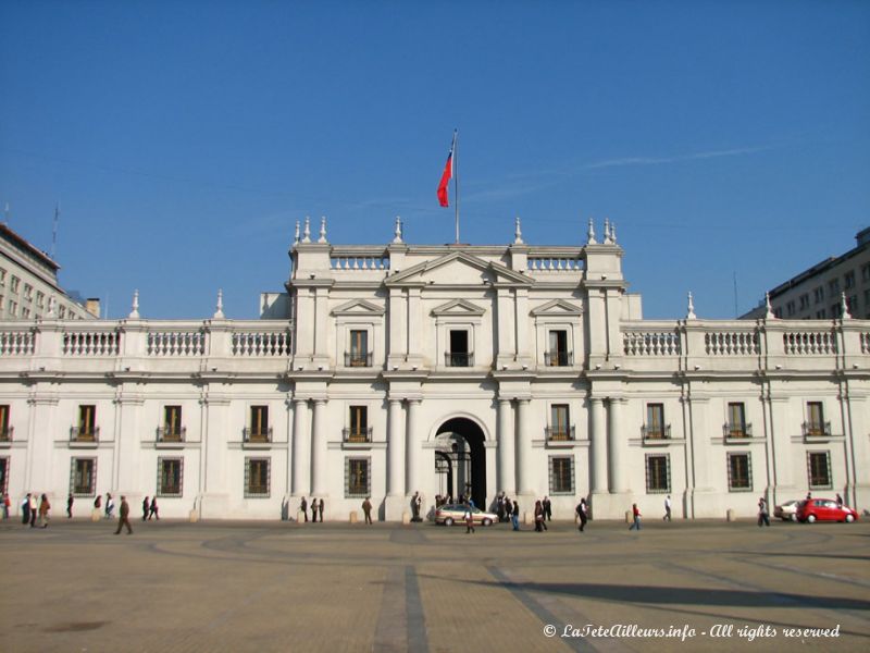 La Moneda, le siège du gouvernement