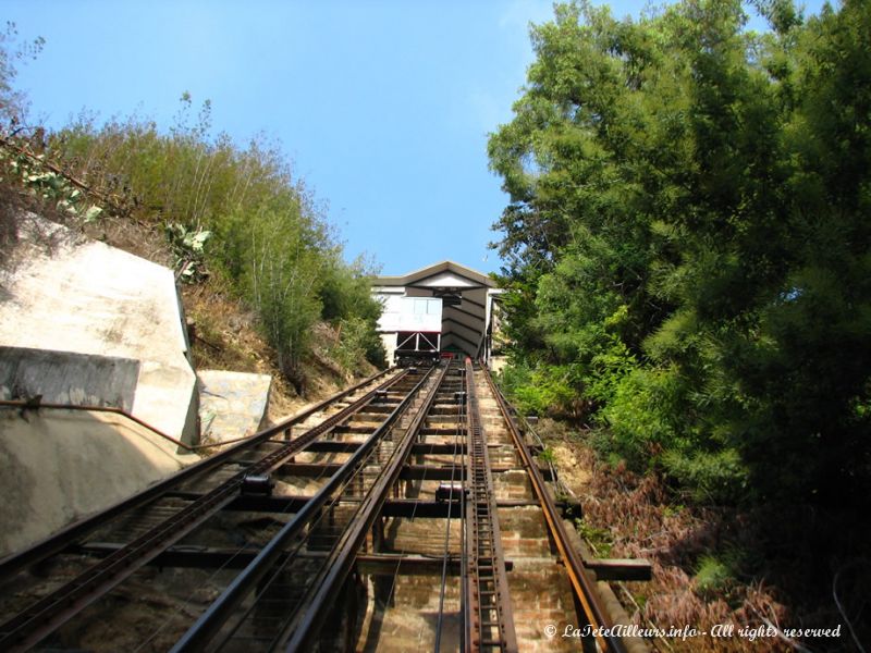 On trouve quantité de ces vieux funiculaires ici